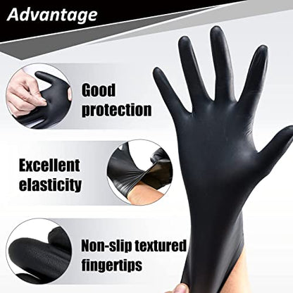 PROMEDIX P Nitrile Gloves, 4mil-100 count, Gloves Disposable Latex Free, Disposable Gloves for Household, Food safe