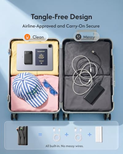 VEGER Portable Charger with Cables, Mini Power Bank 22.5W Fast Charging