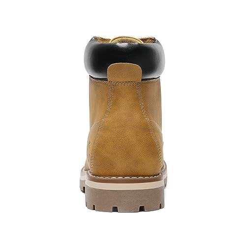 Bruno Marc Men's Winter Boots Snow Boots,Yellow,11