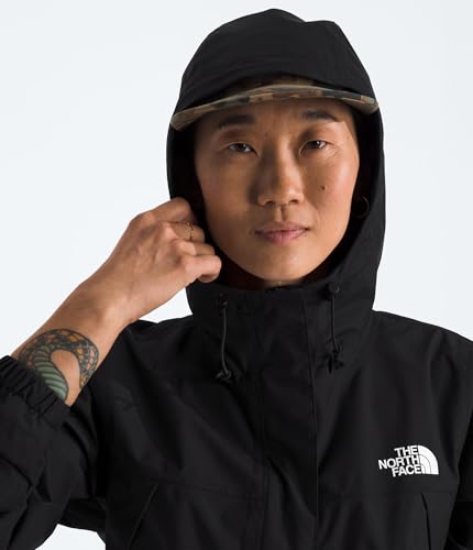 THE NORTH FACE Women's Antora Rain Parka, TNF Black, Medium