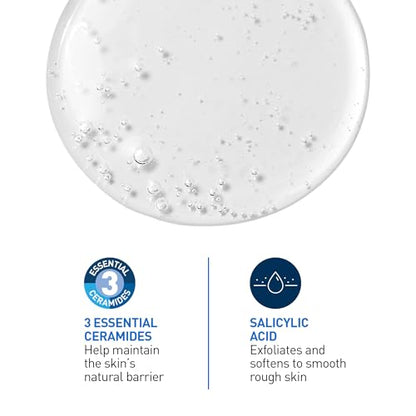CeraVe Salicylic Acid Cleanser, Renewing Exfoliating Face Wash With Vitamin D for Normal Skin, Fragrance Free, Verified by CeraVe, 473ml
