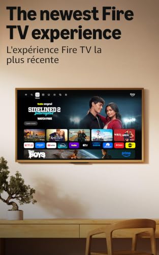 Amazon Ember Artline 65" with Fire TV (newest model), 4K Ultra HD QLED smart TV with free art and photos, anti-glare display, custom frames, HDR10+, Dolby Vision, Alexa - No Frame