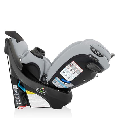 Evenflo Revolve360 Extend All-in-One Rotating Car Seat with Green & Gentle Fabric - Quartz