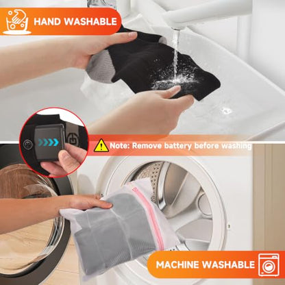 Heated Socks with Rechargeable 7000mAh*2 Battery for Men Women, X-Large