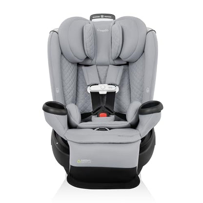 Evenflo Revolve360 Extend All-in-One Rotating Car Seat with Green & Gentle Fabric - Quartz