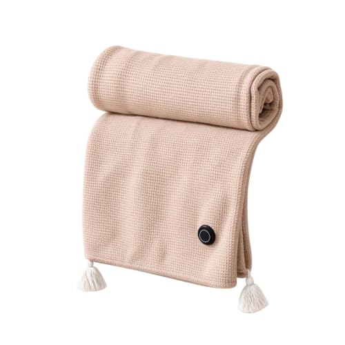Heated Shawl Wraps for Women Zip Up USB Portable Wearable Blanket | Portable USB Heated Blanket Shawl with 3 Heat Settings & Fast Heating, Home Outdoor Office Use, Battery Pack Not Included