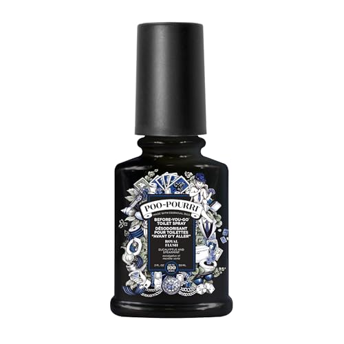 Poo Pourri Royal Flush, Before-You-Go Toilet Spray, Boxed, Bathroom Odor Eliminator Freshener 59ml