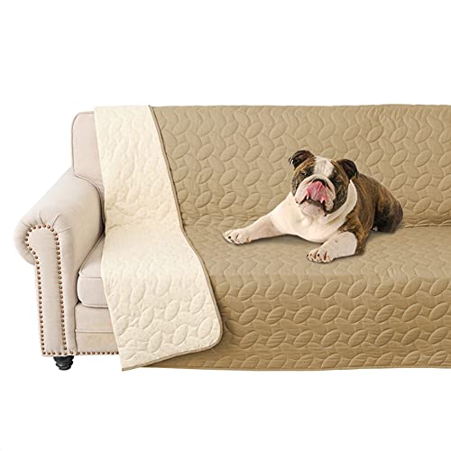 Ameritex Pet Bed Cover Dog Bed Blanket for Sofa and Furniture Waterproof New Pattern Design (52x82 Inch, Sand)