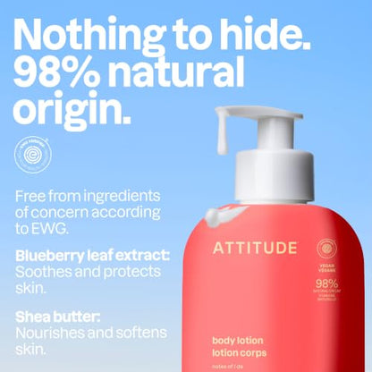 ATTITUDE Kids Lotion, Mango, EWG Verified, 16 Fl Oz