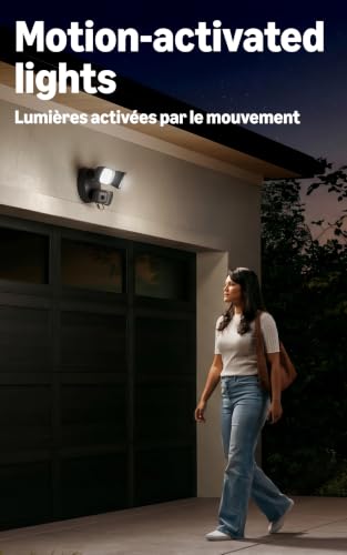 Blink Arc 2K+ Wired Floodlight Camera (newest model) — Wired smart security, 3000 lumens, 2K video, 180° coverage – 2 cameras (Black), 1 mount (Black)