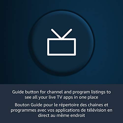 Amazon Fire TV Alexa Voice Remote (newest model) with TV controls, requires compatible Fire TV device