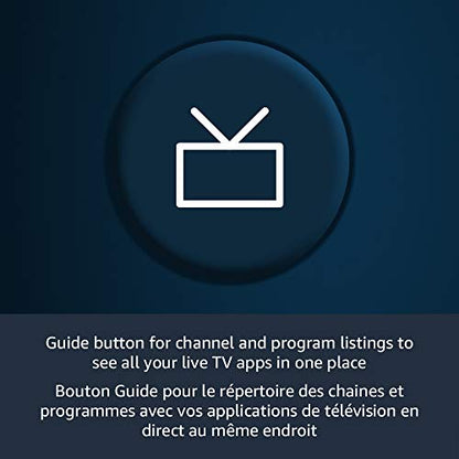 Amazon Fire TV Alexa Voice Remote (newest model) with TV controls, requires compatible Fire TV device