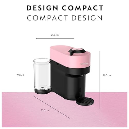 Nespresso Vertuo Pop+ Pod Coffee & Espresso Machine Pink