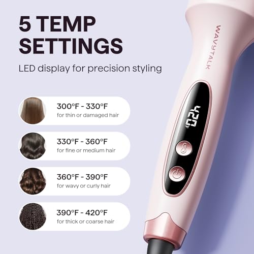 Wavytalk Thermal Brush, Blowout Boost 1.5 inch Curling Brush