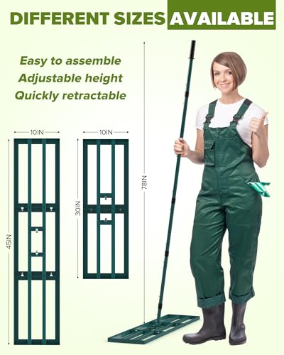 Lawn Leveling Rake, 30x10 Inch Lawn Leveler Tool