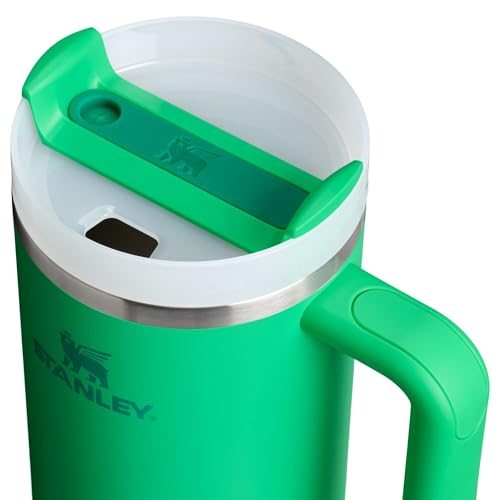 Stanley Quencher H2.0 Tumbler with Handle and Straw 40 oz Flowstate 3-Position Lid Cup Holder Compatible for Travel Insulated Stainless Steel Cup BPA-Free Meadow
