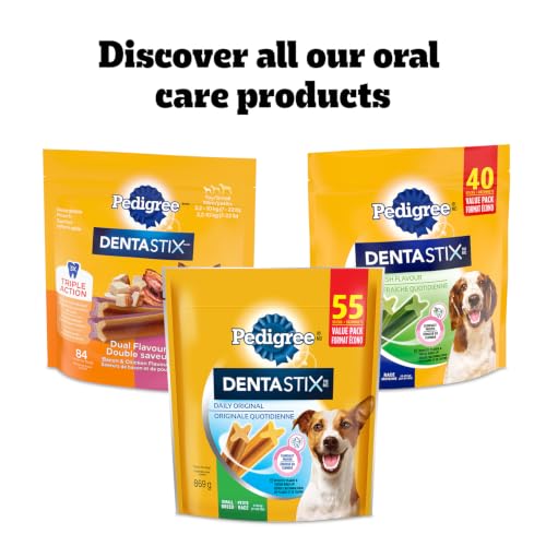 PEDIGREE DENTASTIX Medium Dog Dental Treats Original, 55 sticks 1.34kg