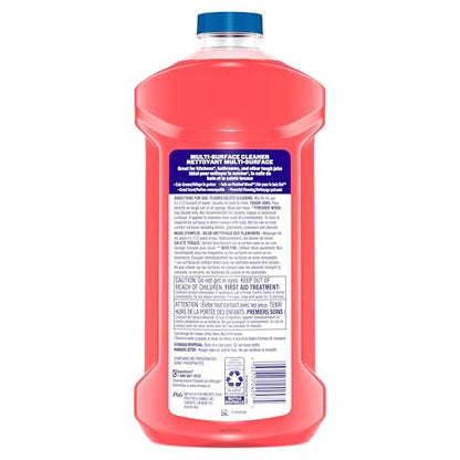 Mr. Clean All Purpose Cleaner, Mop Soap, Floor Cleaner for Mopping Home, Bathroom, & Kitchen, Cleaning Liquid for Mop & Bucket, Cherry Blossom, 4.8L (pack of 4)