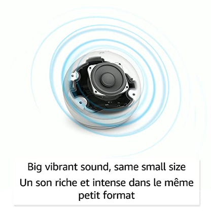 Amazon Echo Dot (newest model), Vibrant sounding Alexa speaker, Great for bedrooms, dining rooms and offices, Designed for Alexa+, Charcoal