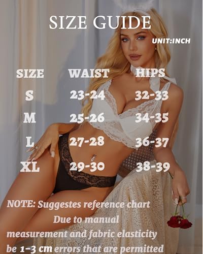 READY TO LOVE Cotton Underwear Women 9 Pack Soft Lace Thongs Sexy Lingerie