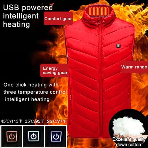 Heated Vest for Men Women Lightweight Winter Unisex Heated Jacket