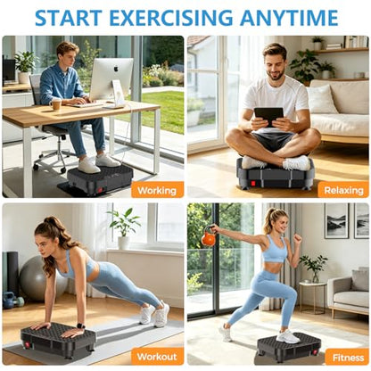 Vibration Plate Exercise Machine ,250 Levels Vibrating Plate
