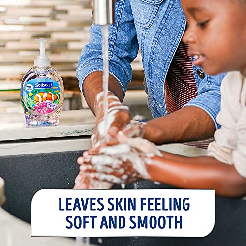 Softsoap Antibacterial Liquid Hand Soap Refill - Aquarium Series - Fresh Scent- Moisturizing Hand Wash, Savon a Main, Dermatologically Tested, for Soft Smooth Skin, 1.47 Liters (Pack of 1) (Packaging May Vary)