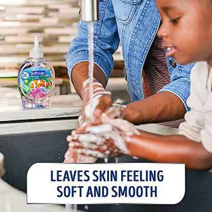 Softsoap Antibacterial Liquid Hand Soap Refill - Aquarium Series - Fresh Scent- Moisturizing Hand Wash, Savon a Main, Dermatologically Tested, for Soft Smooth Skin, 1.47 Liters (Pack of 1) (Packaging May Vary)