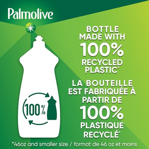 Palmolive Essential Clean Dish Soap, Original Scent 4.27 L - Biodegradable, Phosphate & Paraben Free Liquid Dish Soap - Removes Grease & Grimes from Dishes