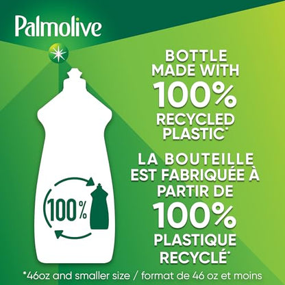 Palmolive Essential Clean Dish Soap, Original Scent 4.27 L - Biodegradable, Phosphate & Paraben Free Liquid Dish Soap - Removes Grease & Grimes from Dishes
