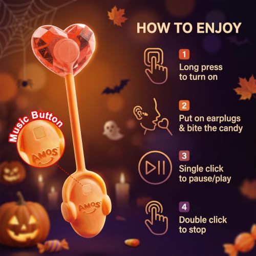 Amos TastySounds Halloween Music Lollipop Gift Box with Full Accessories