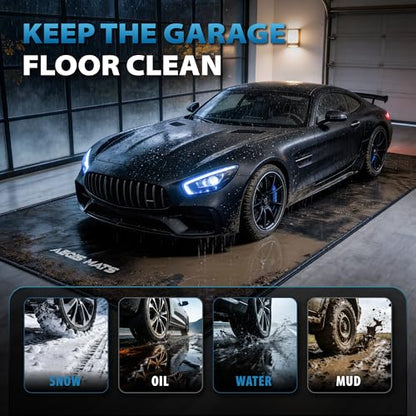 Aegis Mats 7'9" x 16' Garage Floor Mat, Non-Slip Containment Mat
