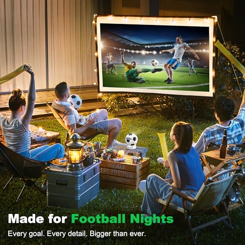 Smart Projector with WiFi and Bluetooth, Native 1080P Mini Projector