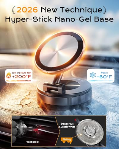 Car Phone Holder Car Mount Magnetic, Support Cellulaire Auto for iPhone 17