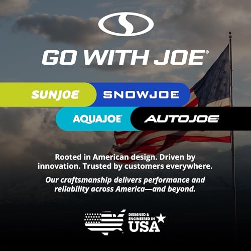 Sun Joe 24V-X2-DTS15 Scarifier and Dethatcher Kit, 5-Depth Positions, 15-inch, Brushless Motor, w/ 2 x 24-V 4.0-Ah Batteries and Dual Port Charger