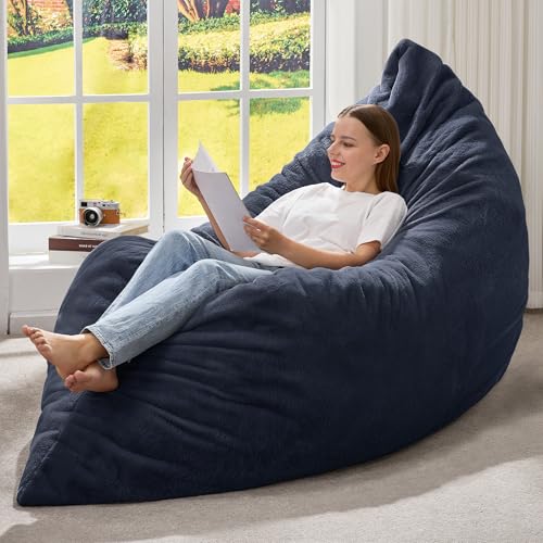 Hobestluk Adult Bean Bag Chair 3 in 1 Convertible Large Bean Bag Sofa