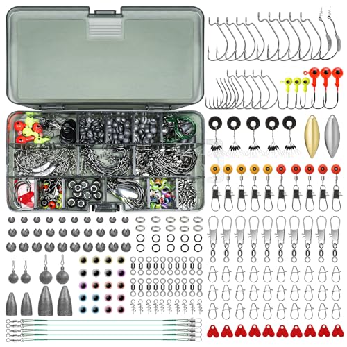 TRUSCEND Widely Used Fishing Bait Rigs Worth Ever Penny, Selected Fishing Lures & Tackle Kit for Starter Freshwater Fishing, Economic/Giftable/Premium Fishing Gear Set Available, Perfect Fishing Gifts