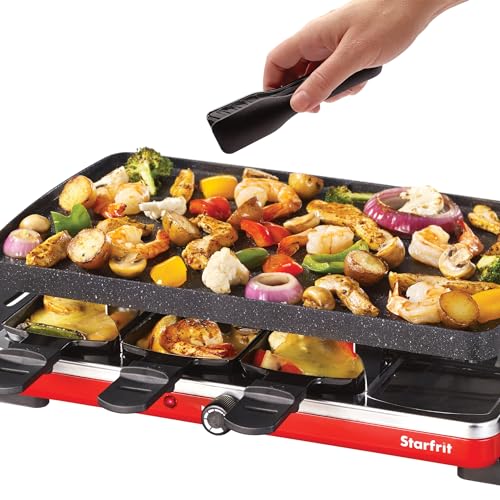Starfrit Nylon Raclette Tongs, Non-Stick Safe, Heat Resistant, Black | Secure grip. Flip and serve with ease. Won't scratch non-stick. Perfect for raclette. Dishwasher safe.