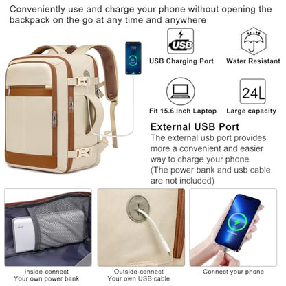 Travel Backpack for Women, Carry On Backpack Flight Approved