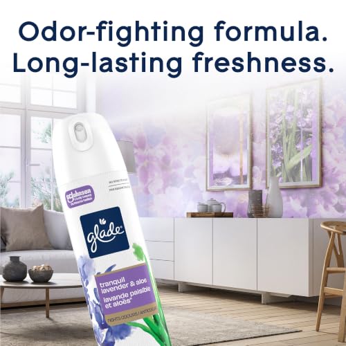 Glade Tranquil Lavender & Aloe, Room Spray Air Freshener, 226g