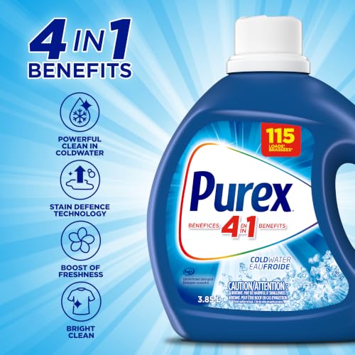 Purex® Coldwater Liquid Laundry Detergent 3.85L, 115 washloads