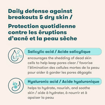Proactiv+ 3 Step Advanced Skincare Acne Treatment – Salicylic Acid Face Wash, Benzoyl Peroxide Pore Minimizing Treatment, and Salicylic Acid Hydrating Moisturizer - 30 Day Complete Acne Skin Care Kit
