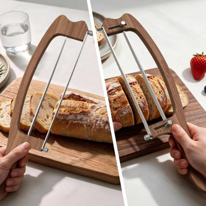 imarku Adjustable Bread Slicer for Homemade Bread, Sourdough Bread Knife