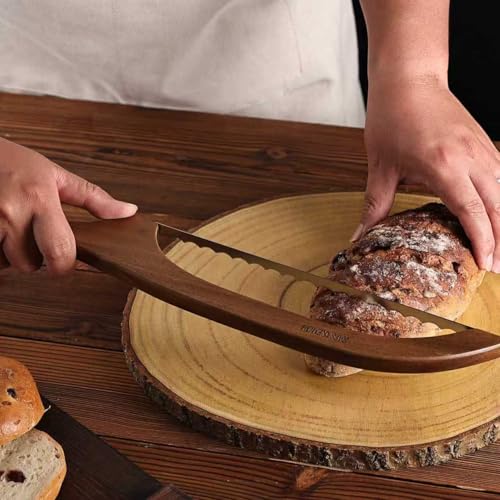 RAPSAKEMOH Bread Knife for Homemade Bread,Sourdough Bread Knife