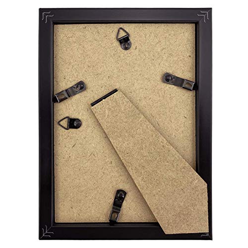 Giftgarden 12 Packs 3.5x5 Black Picture Frame Set with Picture Mount for Table Display and Wall Decor