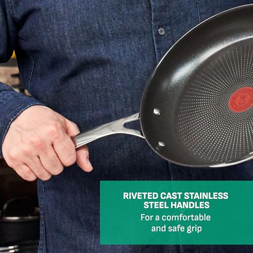 Jamie Oliver by Tefal Cooks Direct Nonstick Frying Pans Nonstick, 3-Pc Set