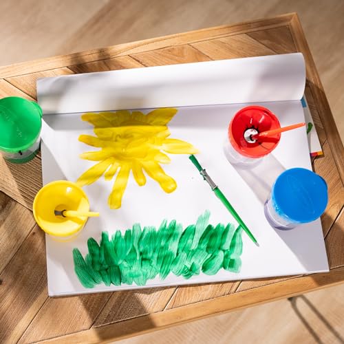Melissa & Doug Finger Paint Paper Pad 2-Pack Kids Art Supply | 2 Finger Painting Paper Pads, 100 Extra-Large No-Leak Glossy Sheets, Premium Arts & Crafts Supplies for Kids, Ages 2+