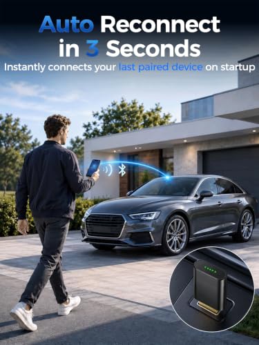 Mini Wireless CarPlay & Android Auto Dongle for Digital Media Receivers