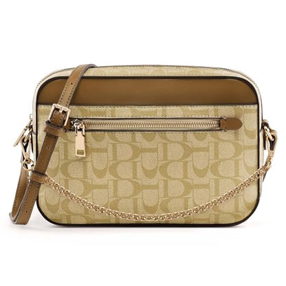 GOINSOUND Camera Purses Crossbody Shoulder Purse Designer Shoulder Handbags | 1 Front Zipper Pocket,2 Interior Slip Pockets,Multiple Pockets,Adjustable Shoulder Strap