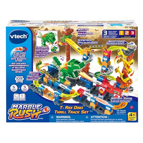 VTech Marble Rush T-Rex Dino Thrill Track Set